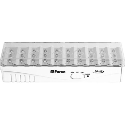 Светильник аварийный аккумуляторный Feron EL 15 3,7/220В AC/DC 60 LED 1,8Вт 4000К IP20 картинка 